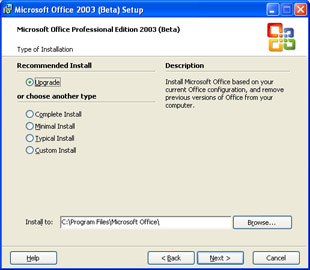 Microsoft Office 2003 Activation